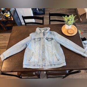 Style & Co. Light Blue Denim Jacket